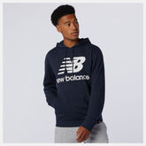 Eclipse NB Essentials Stacked Logo Po Hoodie New Balance Clothing