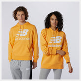 Habanero NB Essentials Stacked Logo Po Hoodie New Balance Clothing
