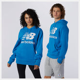 Wave Blue NB Essentials Stacked Logo Po Hoodie New Balance Clothing