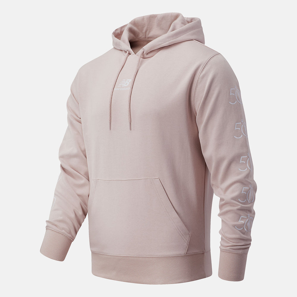 Saturn Pink NYC Marathon Essentials Stack Pack Hoodie New Balance Clothing