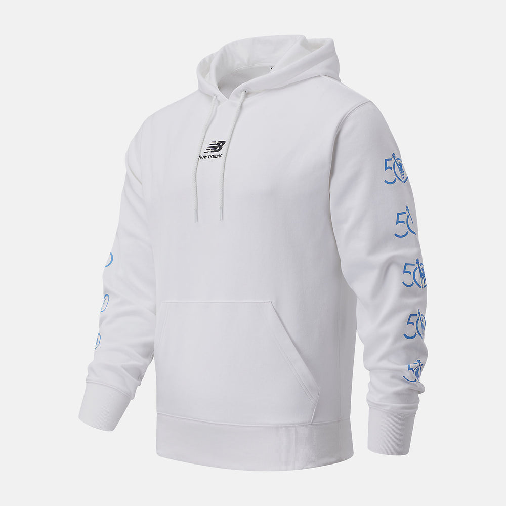White NYC Marathon Essentials Stack Pack Hoodie New Balance Clothing