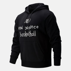 Black NB Swish Hoodie New Balance Clothing