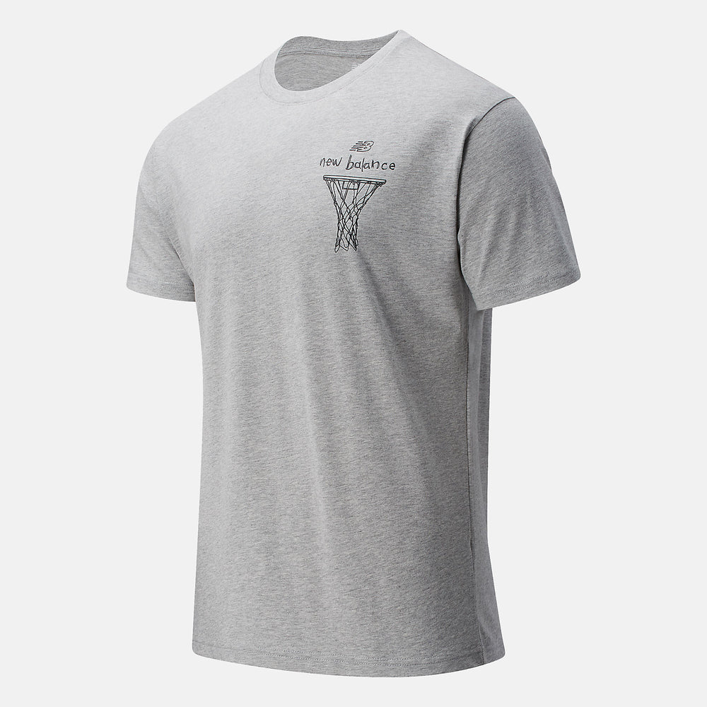 Athletic Grey NB Swish Tee New Balance Clothing