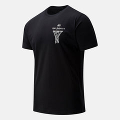 Black NB Swish Tee New Balance Clothing