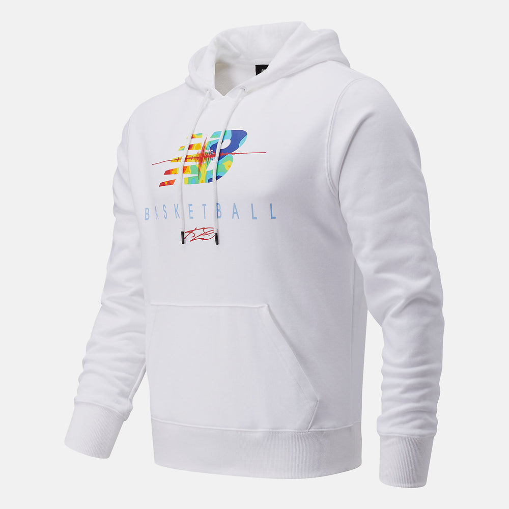 White NB Seismic Hoodie New Balance Clothing