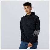 Black Tenacity Fleece Pullover New Balance Clothing