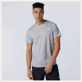 Athletic Grey Heathertech Tee New Balance Clothing