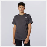 Black Heather Heathertech Tee New Balance Clothing