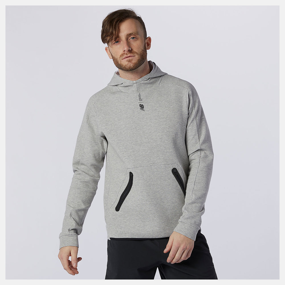 Athletic Grey Fortitech Fleece Pullover New Balance Clothing