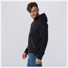 Black Heather Fortitech Fleece Pullover New Balance Clothing