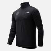 Black Boston NB Heat Grid Half Zip New Balance Clothing