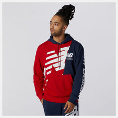 Team Red Inline NB Athletics Splice Hoody New Balance Clothing