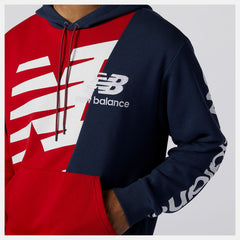 Team Red Inline NB Athletics Splice Hoody New Balance Clothing