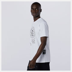 White NB Athletics Delorenzo Shoe Tee New Balance Clothing
