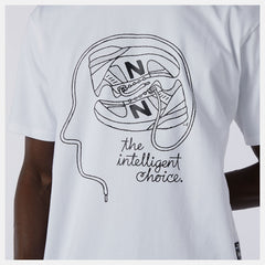 White NB Athletics Delorenzo Shoe Tee New Balance Clothing