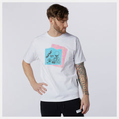 White NB Athletics Evans Science Tee New Balance Clothing