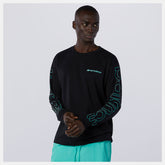 Black NB Sport Style Optiks Longsleeve Tee New Balance Clothing