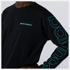 Black NB Sport Style Optiks Longsleeve Tee New Balance Clothing
