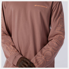 Red NB Sport Style Optiks Longsleeve Tee New Balance Clothing