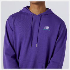 Prism Purple NB Essentials Embroidered Hoodie New Balance Clothing