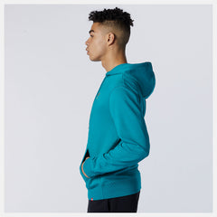 Team Teal NB Essentials Embroidered Hoodie New Balance Clothing