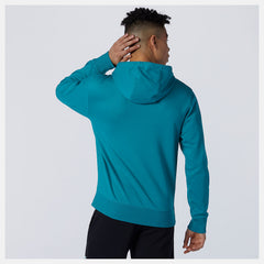 Team Teal NB Essentials Embroidered Hoodie New Balance Clothing