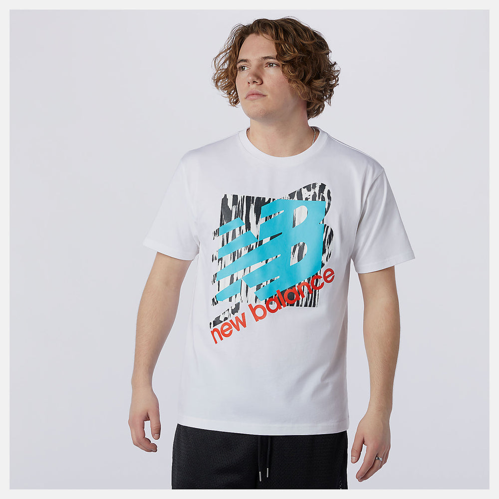 White NB Athletics Oversized NB Tee New Balance Clothing