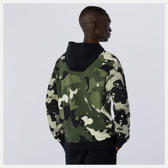 Black/Magnet NB Essentials Fleece Camo Hoodie New Balance Clothing