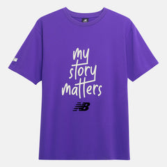 Prism Purple My Story Matters Tee New Balance Clothing