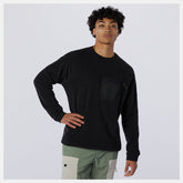 Black NB All Terrain Pocket Crew New Balance Clothing