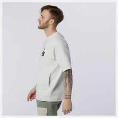 Sea Salt Heather NB All Terrain Pocket Tee New Balance Clothing
