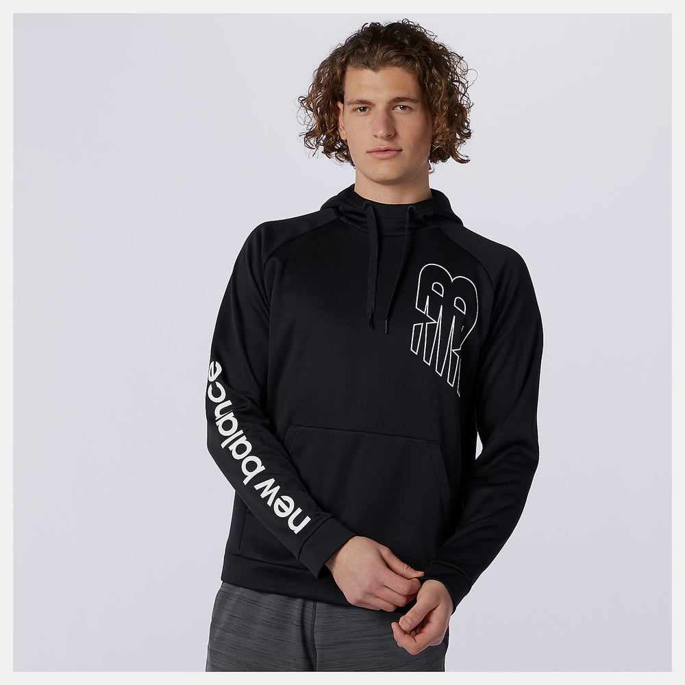 Black Tenacity Performance Fleece Pullover Hoodie New Balance Clothing
