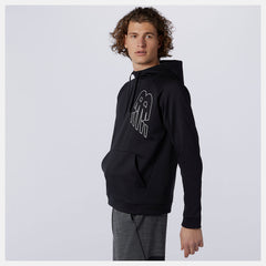 Black Tenacity Performance Fleece Pullover Hoodie New Balance Clothing