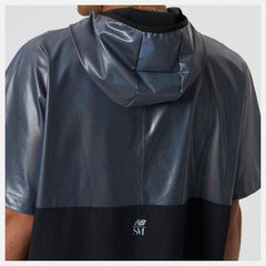 Black Syd Warm Up Poncho New Balance Clothing