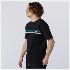 Black NB Athletics Higher Learning Badge Tee New Balance Clothing