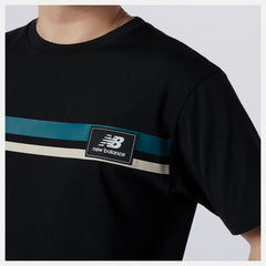 Black NB Athletics Higher Learning Badge Tee New Balance Clothing