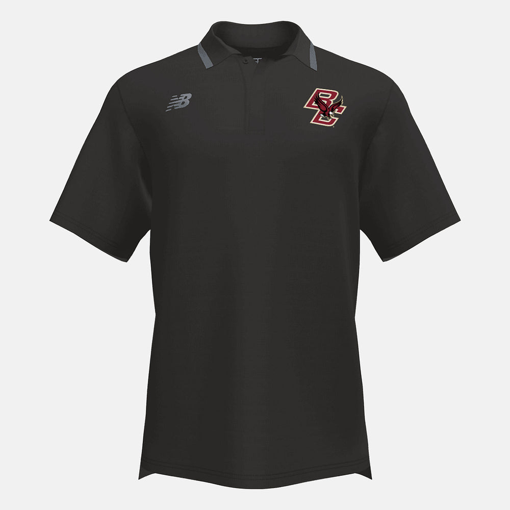 Team Black Team Rally Polo(Boston College) New Balance Clothing