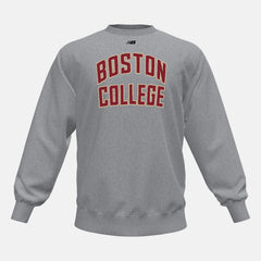 Med Heather Grey NB Crew Fleece(Boston College) New Balance Clothing