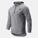 Athletic Grey Tenacity Hooded QTR Zip New Balance Clothing