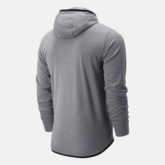 Athletic Grey Tenacity Hooded QTR Zip New Balance Clothing