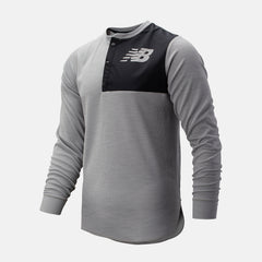 Athletic Grey ASYM Baseball Henley New Balance Clothing