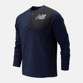 Team Navy ASYM Baseball Henley New Balance Clothing