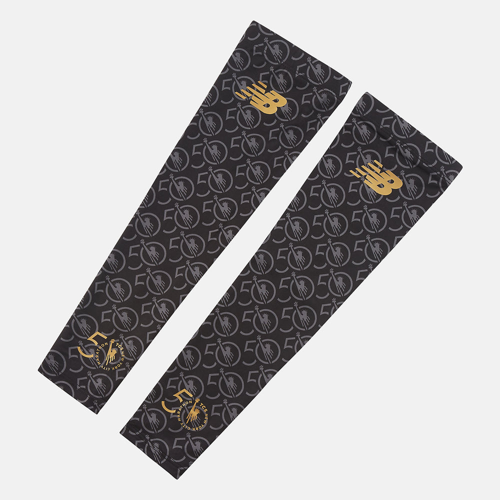 Black/White NYC Marathon Arm Sleeves New Balance Accessories