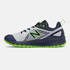 Team Navy/Lime Green and White Fresh Foam Velo v2 Turf New Balance Shoes