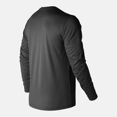 Team Black LS Tech Baseball Tee New Balance Clothing