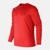 Team Red LS Tech Baseball Tee New Balance Clothing