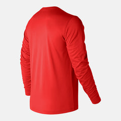 Team Red LS Tech Baseball Tee New Balance Clothing