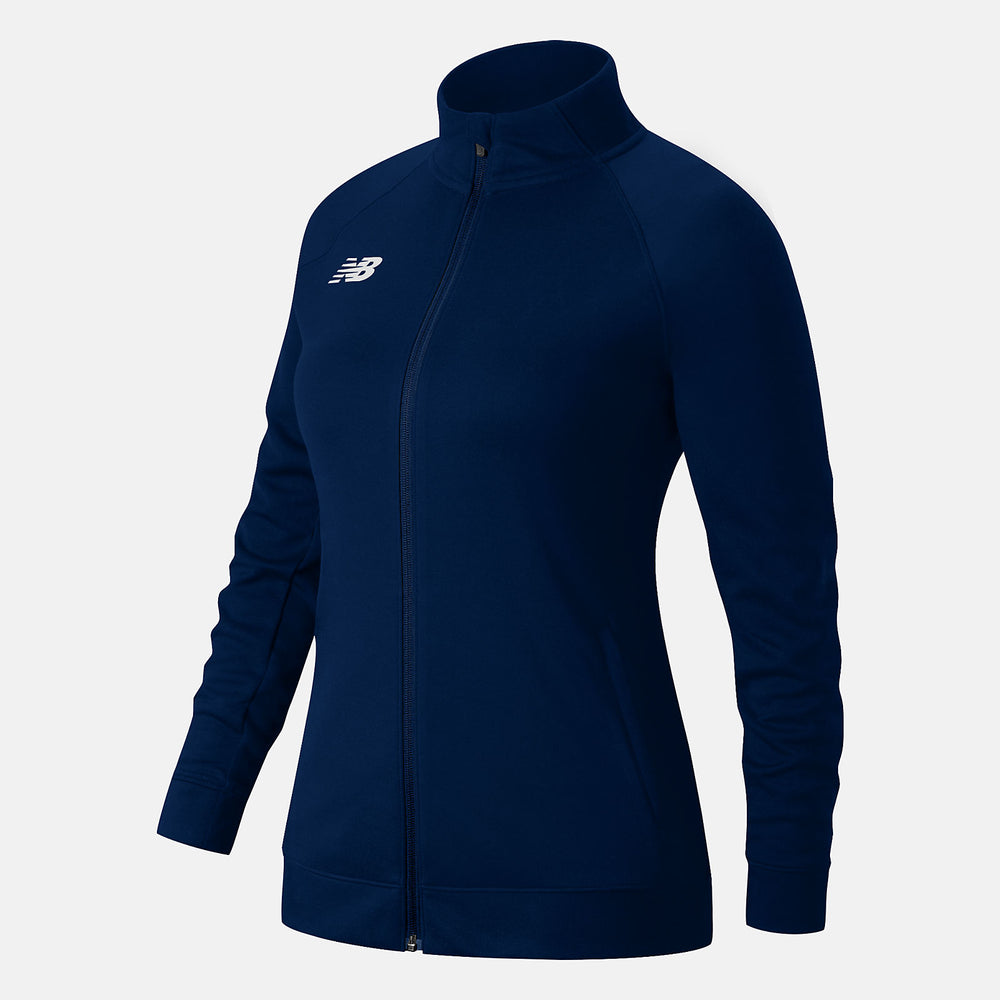 Team Navy Knit Training Jacket New Balance Clothing