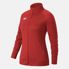 Team Red Knit Training Jacket New Balance Clothing