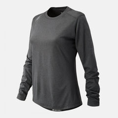 Dark Heather Grey NB Long Sleeve Tech Tee New Balance Clothing